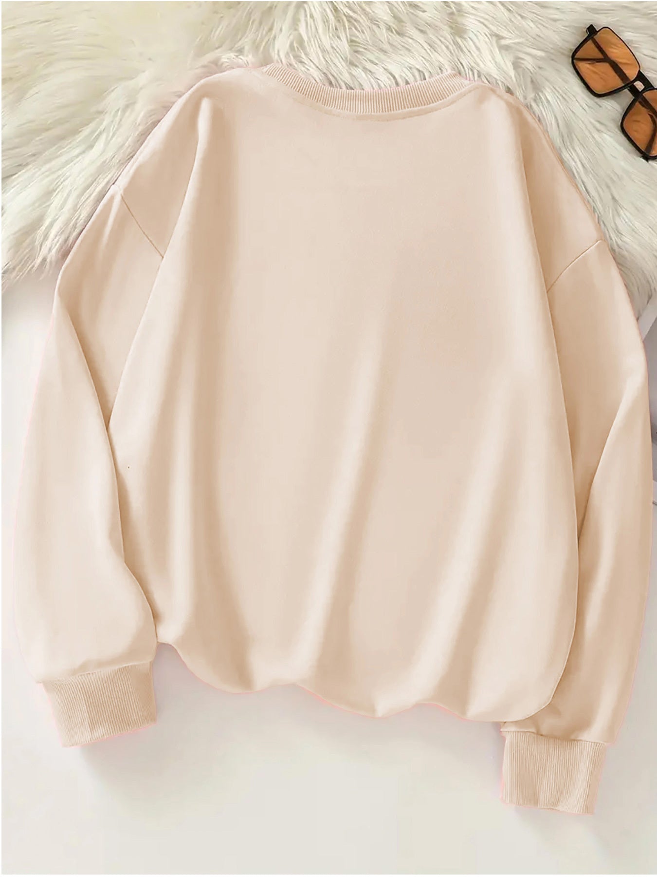 Snow bear sweatshirt for girls (Beige)