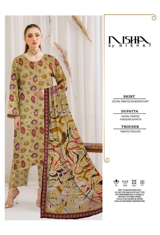 3 PC  Nisha By Nishat N-7