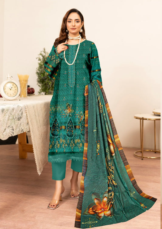 Sapphire Digital printed lawn 3pcs