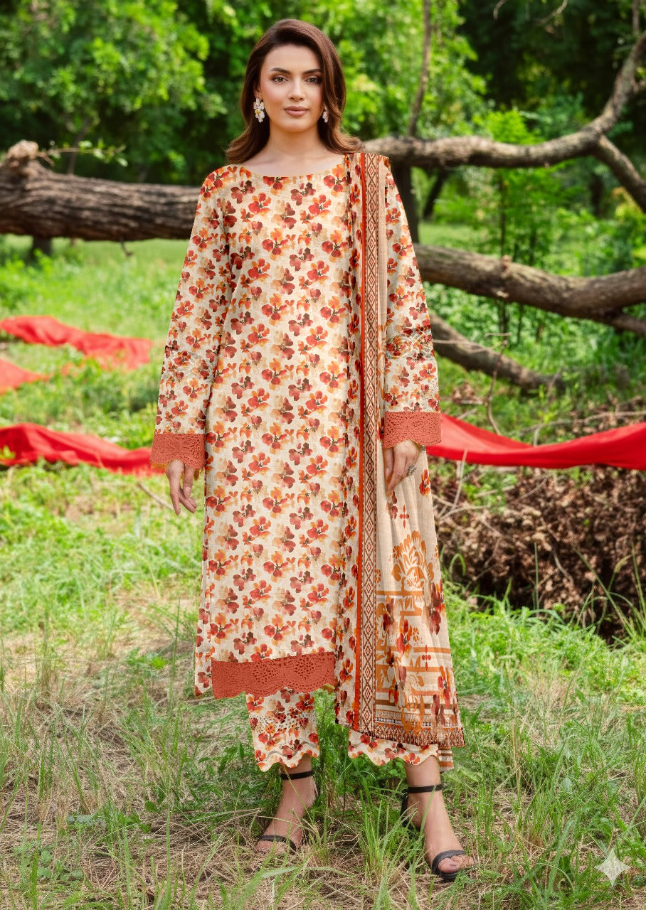 Breeze Khaadar 3 pc- N3