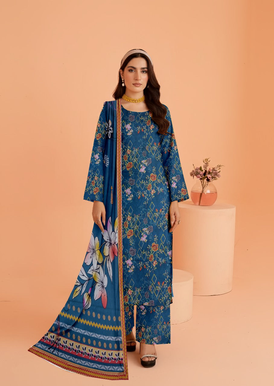 Breeze Khaadar 3 pc- N8