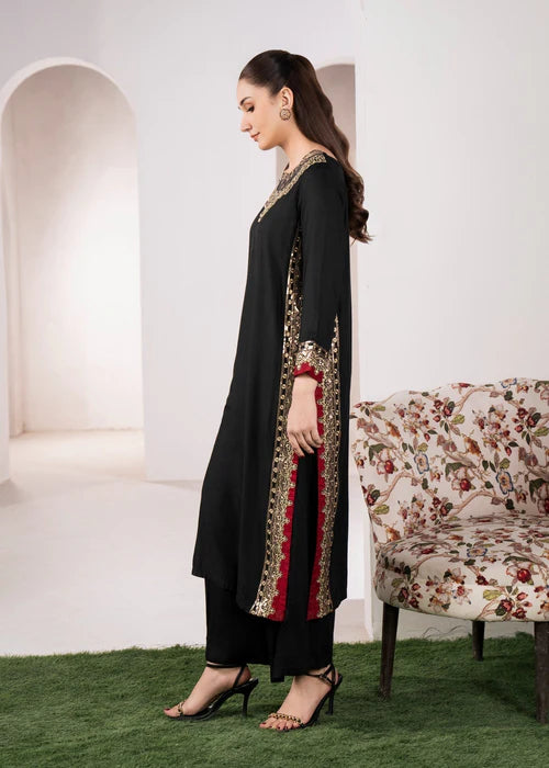 Anaish Black Stitched