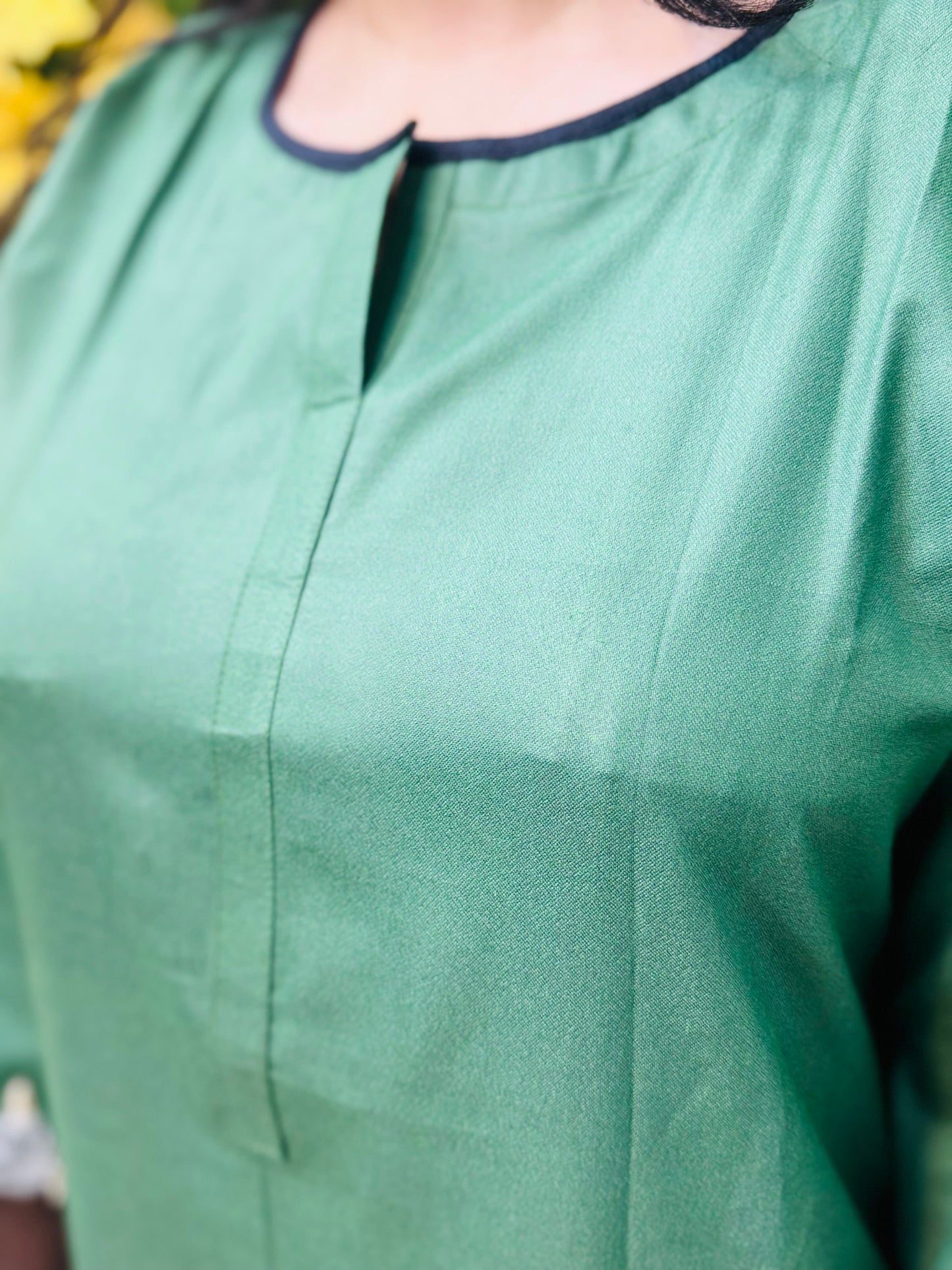 Minaar Embroidered stitched 2pcs dhanak Marina (Green)