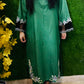 Minaar Embroidered stitched 2pcs dhanak Marina (Green)