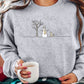 Snow bear sweatshirt for girls (Grey)