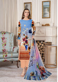 Zesh Digital printed lawn 3pcs
