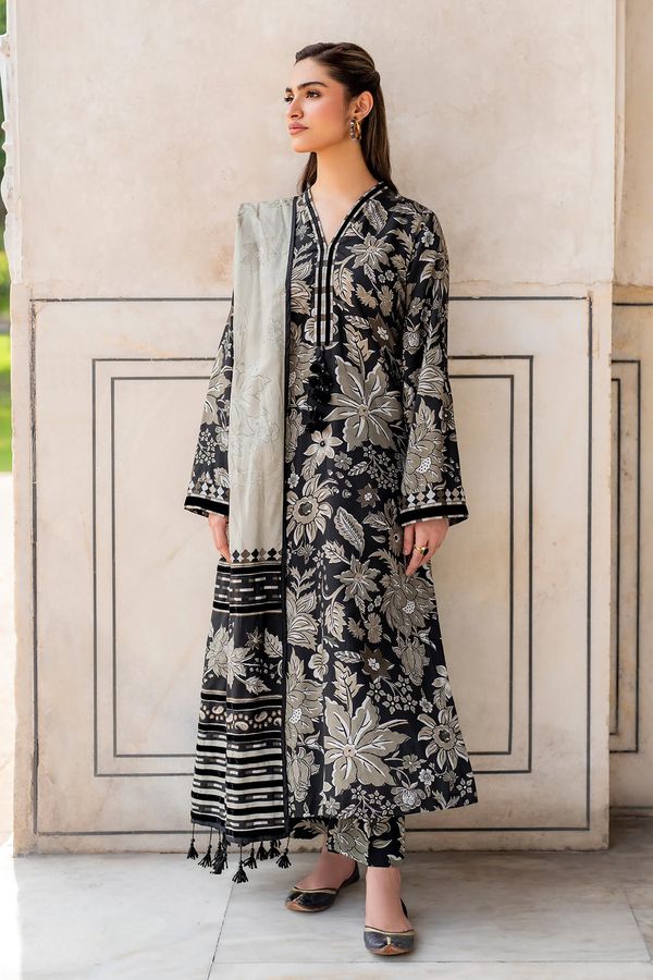 Maria B M print (Khadar 3 piece) N5