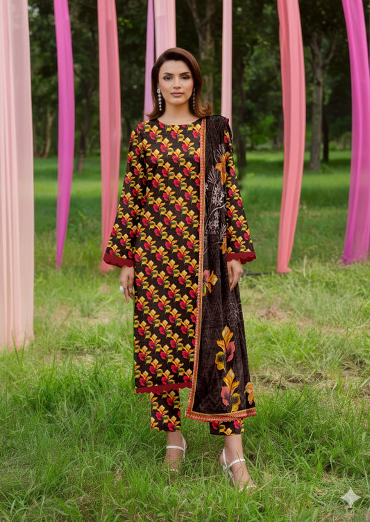 Breeze Khaadar 3 pc- N2