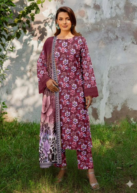 Breeze Khaadar 3 pc- N6