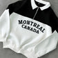 Montreal Canada sweatshirt (Black and White)