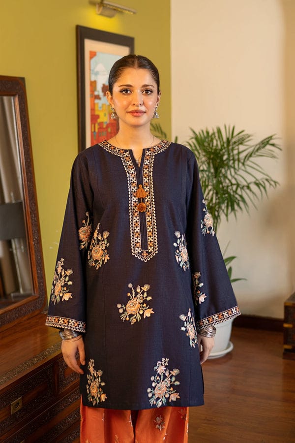 Midnight Bloom – Premium Embroidered Lawn article