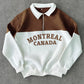 Montreal Canada sweatshirt (Brown and White)