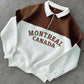 Montreal Canada sweatshirt (Brown and White)