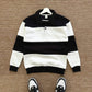 Turkish Fleece sweatshirt-White and black