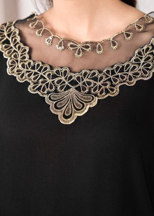 Anaish Black Stitched