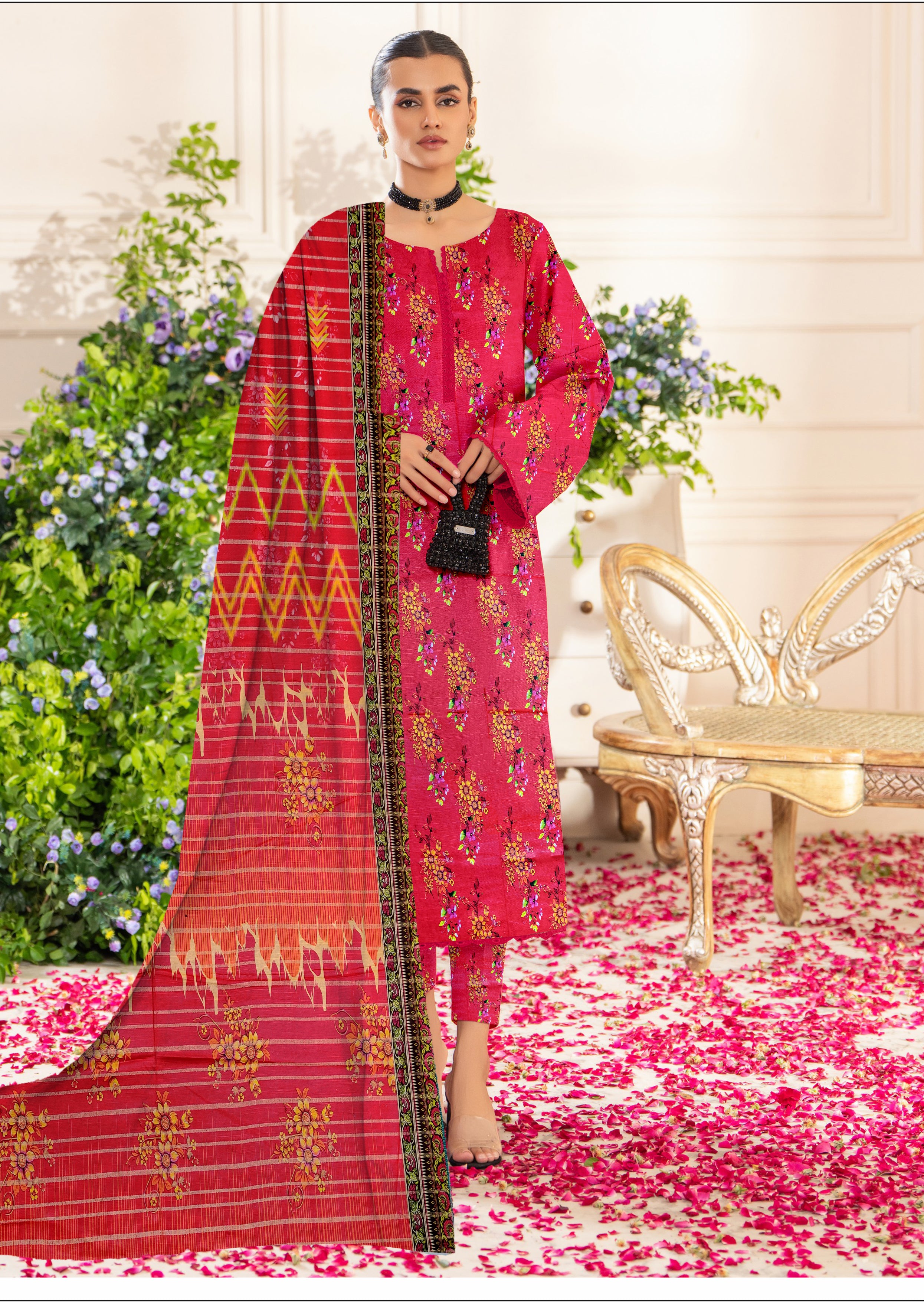 3 PC  Gul e Rasham D-3